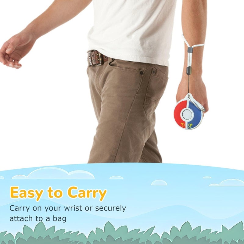Chanvoo Silicone Protective Case for Poke GO Plus + (2023) with Keychain & Wrist Strap, Soft Skin Cover Shell - White - Image 3